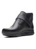 Clarks Leder-Boots "Appley Mid" in Schwarz