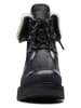 Clarks Leder-Boots "Orianna Turn" in Schwarz