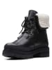 Clarks Leder-Boots "Orianna Turn" in Schwarz