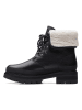 Clarks Leder-Boots "Orianna Turn" in Schwarz