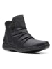 Clarks Leder-Boots "Un Loop Top" in Schwarz