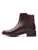 Clarks Leder-Boots "Maye Palm" in Rot