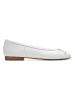 Clarks Leder-Ballerinas ''Fawna'' in Weiß