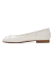 Clarks Leder-Ballerinas ''Fawna'' in Weiß