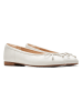 Clarks Leder-Ballerinas ''Fawna'' in Weiß