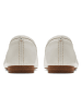 Clarks Leder-Ballerinas ''Fawna'' in Weiß