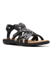 Clarks Leren sandalen "Elizabelle Sky" zwart