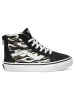 Vans Leder-Sneakers "SK8-Hi Zip" in Schwarz/ Khaki