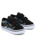 Vans Leren sneakers "Old Skool V" zwart/meerkleurig