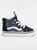 Vans Skórzane sneakersy "SK8-Hi Zip" w kolorze czarno-niebieskim