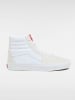 Vans Leder-Sneakers "SK8-Hi" in Weiß/ Creme