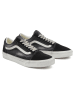 Vans Leder-Sneakers "Old Skool" in Schwarz/ Anthrazit