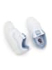 Vans Leder-Sneakers "Knu Skool" in Weiß/ Hellblau