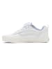 Vans Leder-Sneakers "Knu Skool" in Weiß/ Hellblau