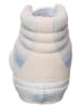 Vans Leder-Sneakers "SK8-Hi" in Creme/ Hellblau