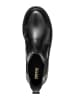 Geox Leder-Chelsea-Boots "Bleyze" in Schwarz