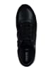 Geox Leder-Sneakers "Tabelya" in Schwarz