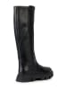 Geox Leder-Stiefel "Vilde" in Schwarz