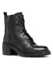 Geox Leder-Stiefeletten "Damiana" in Schwarz