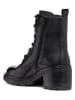 Geox Leder-Stiefeletten "Damiana" in Schwarz