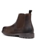Geox Leder-Chelsea-Boots "Rhadalf" in Hellbraun