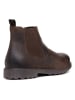 Geox Leder-Chelsea-Boots "Rhadalf" in Hellbraun
