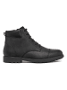 Geox Leder-Boots "Rhadalf" in Schwarz
