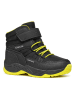 Geox Winterboots "Sentiero" in Schwarz/ Gelb