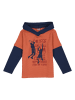 lamino Hoodie oranje/donkerblauw