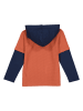 lamino Hoodie oranje/donkerblauw