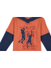lamino Hoodie oranje/donkerblauw