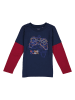 lamino Longsleeve donkerblauw/rood