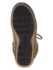 Moon Boot Leren winterboots "Low" kaki