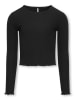 KIDS ONLY Longsleeve in Schwarz
