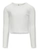 KIDS ONLY Longsleeve in Weiß