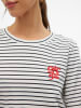 Vero Moda Longsleeve in Weiß/ Schwarz