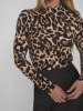 Vila Longsleeve in Beige/ Schwarz