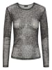 Pieces Longsleeve grijs/zwart