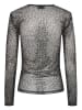Pieces Longsleeve grijs/zwart