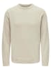 ONLY & SONS Pullover in Beige/ Beige