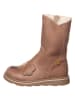 El Naturalista Leder-Winterstiefel in Beige