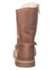 El Naturalista Leder-Winterstiefel in Beige