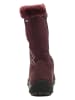 El Naturalista Leder-Winterstiefel in Aubergine