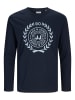 Jack & Jones Longsleeve "Cathens" in Dunkelblau