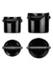 Dreamfarm Kaffeesatzbehälter in Schwarz - (L)15 x (B)13,5 x (H)12,5 cm