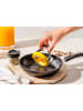 Dreamfarm 2er-Set: Spiegeleiformen ''Flegg'' in Gelb - (B)10 x (H)1,7 x (T)11,5 cm