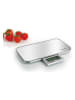 Pebbly Digitale Feinwaage in Silber - (L)23 x (B)13 x (H)2 cm
