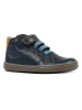 Richter Shoes Leder-Barfußschuhe "Dash" in Dunkelblau