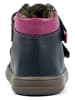 Richter Shoes Leder-Barfußschuhe "Dash" in Dunkelblau