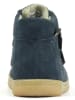 Richter Shoes Leder-Barfußschuhe "Dash" in Dunkelblau